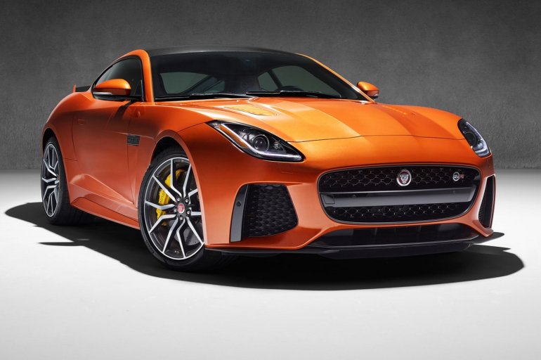 Jaguar F-Type SVR front three quarters