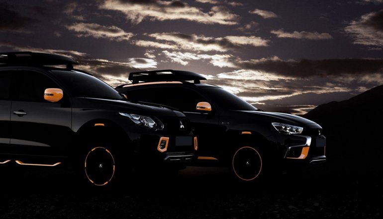 Mitsubishi L200 and Mitsubishi ASX concepts