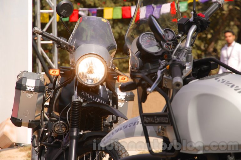 Royal Enfield Himalayan head light unveiled
