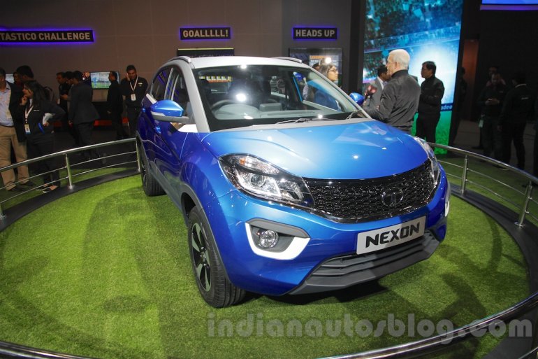 Tata Nexon front end at Auto Expo 2016