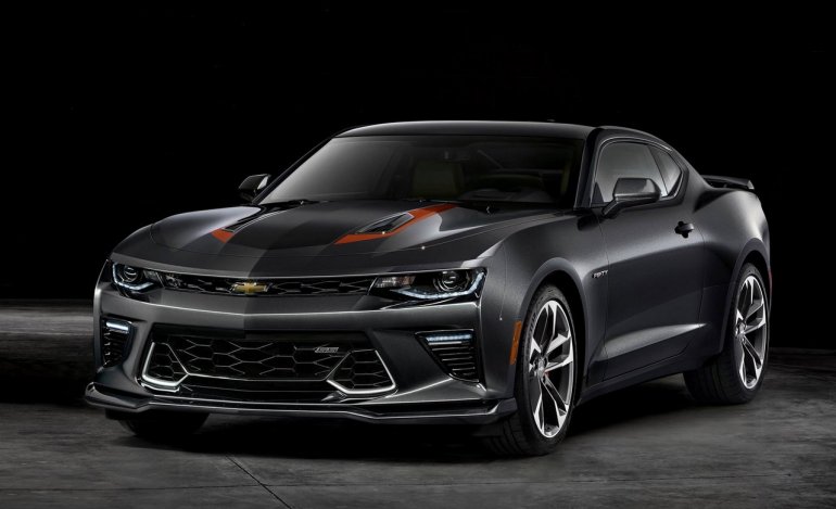 Chevrolet Camaro 50th Anniversary Edition front three quarters