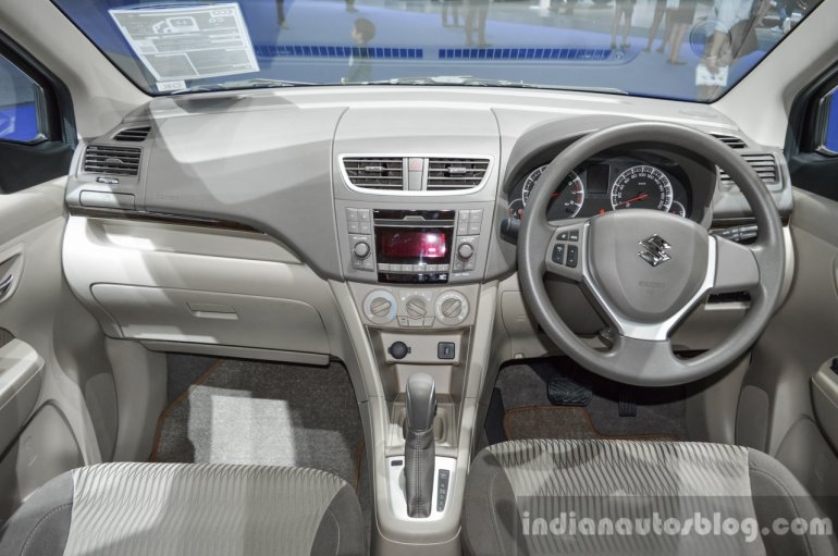 Suzuki Ertiga Dreza dashboard at 2016 BIMS