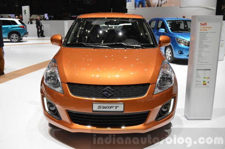 Suzuki Swift Special Edition front at 2016 Geneva Motor Show