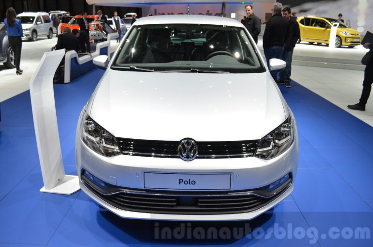 VW Polo Allstar front at the 2016 Geneva Motor Show