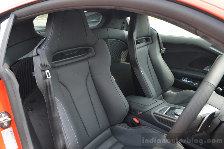 2016 Audi R8 V10 Plus seats first drive