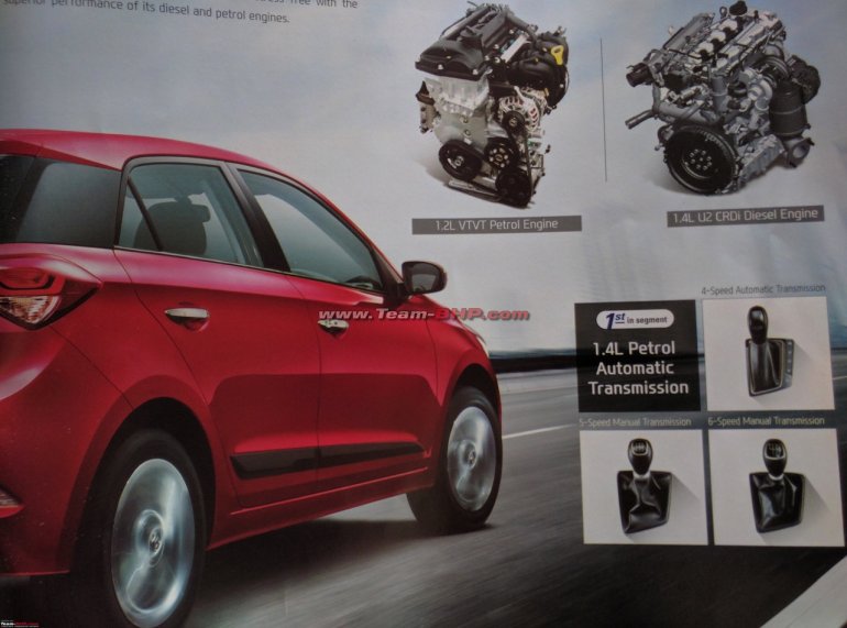 Hyundai i20 Automatic brochure leak