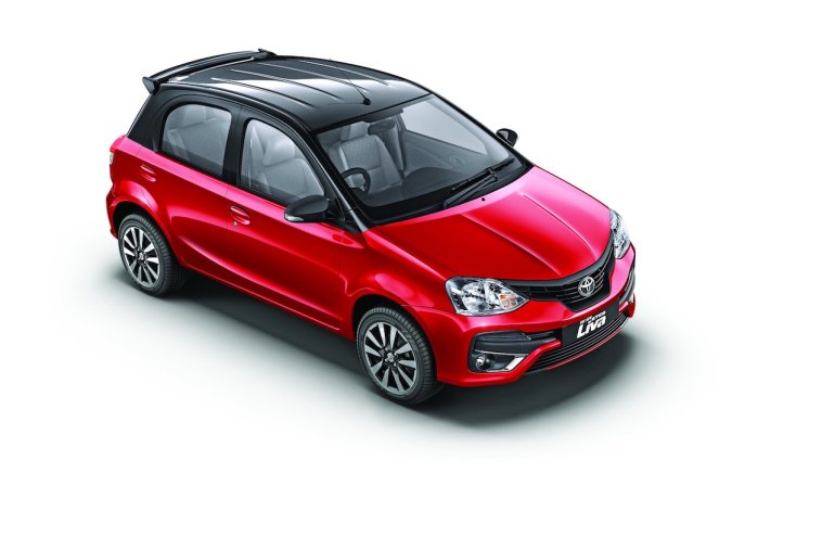 Dual tone Toyota Etios Liva exterior launched