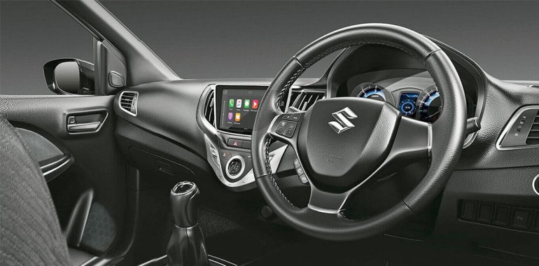 Maruti Baleno RS dashboard press image