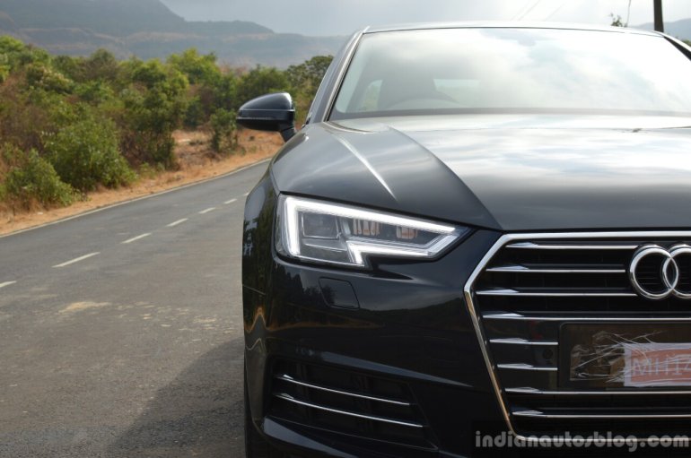2017 Audi A4 35 TDI headlamp First Drive Review