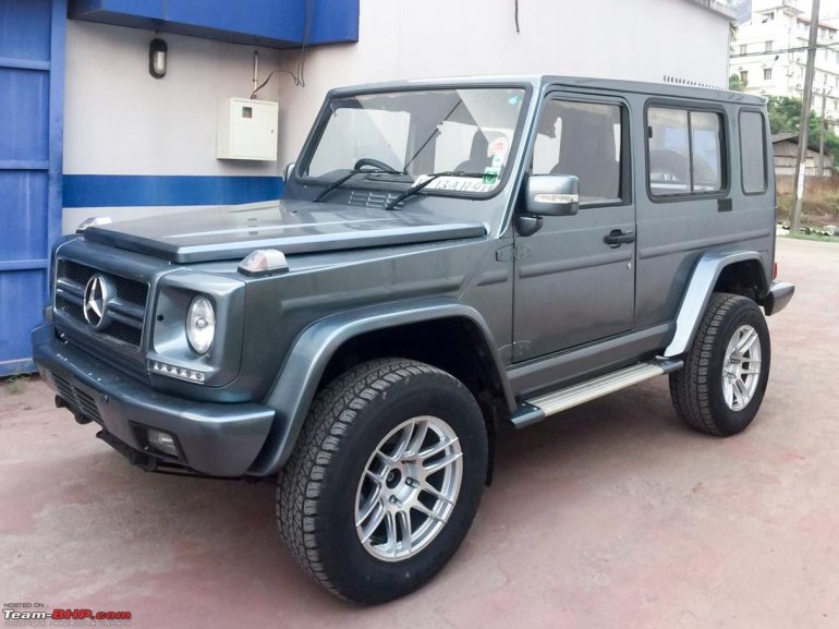 India's first Force Gurkha to Mercedes G Wagen conversion front quarter