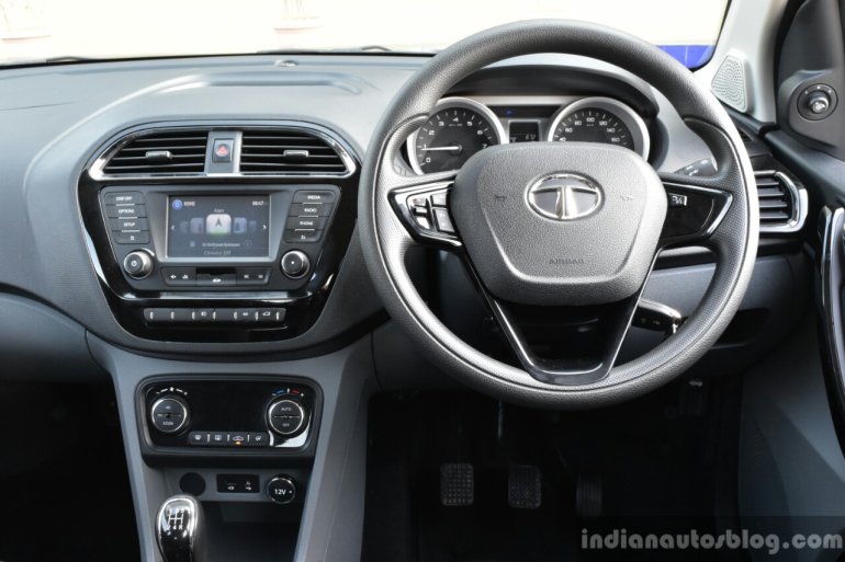 Tata Tigor interior First Drive Review