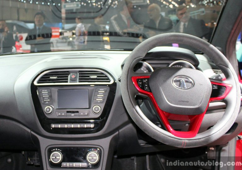 Tata Tigor interior at the 2017 Geneva Motor Show