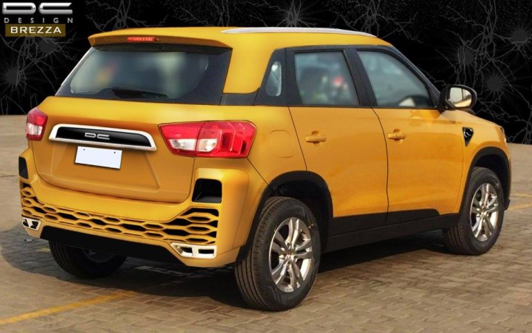 DC Design Maruti Vitara Brezza rear quarter