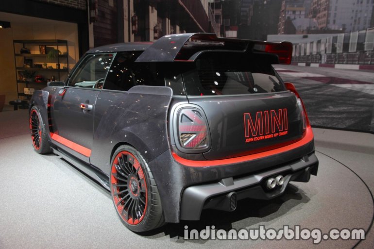 MINI John Cooper Works GP Concept rear three quarters left at IAA 2017