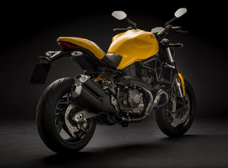 ducati monster 821 yellow