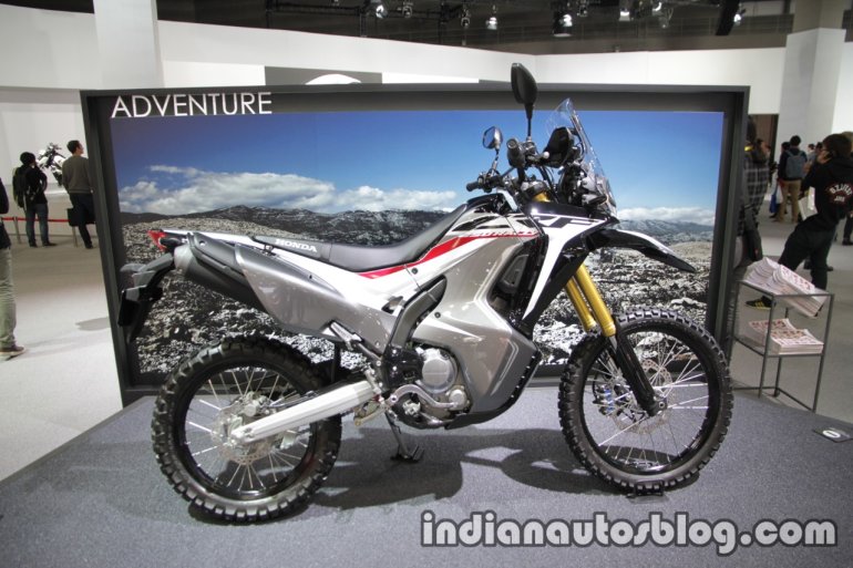Honda CRF 250 Rally side at Tokyo Motor Show