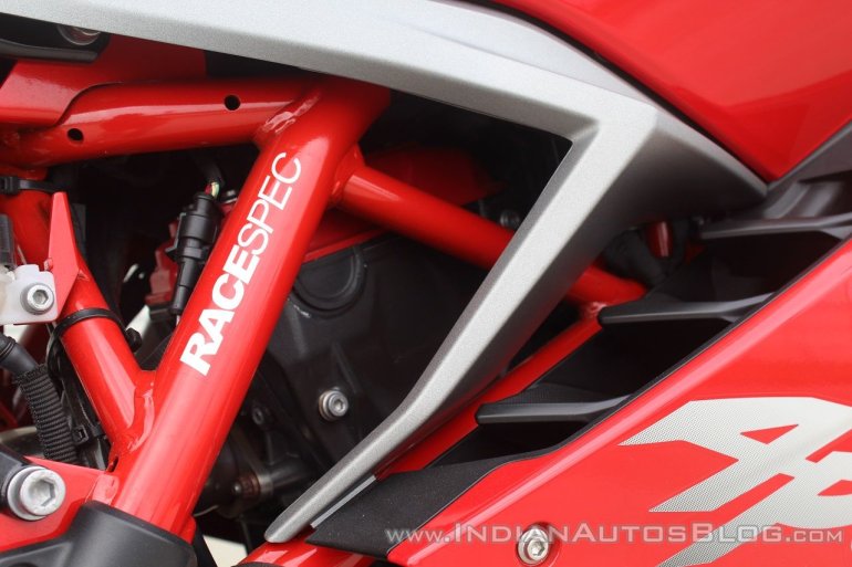 TVS Apache RR 310 first ride review engine head