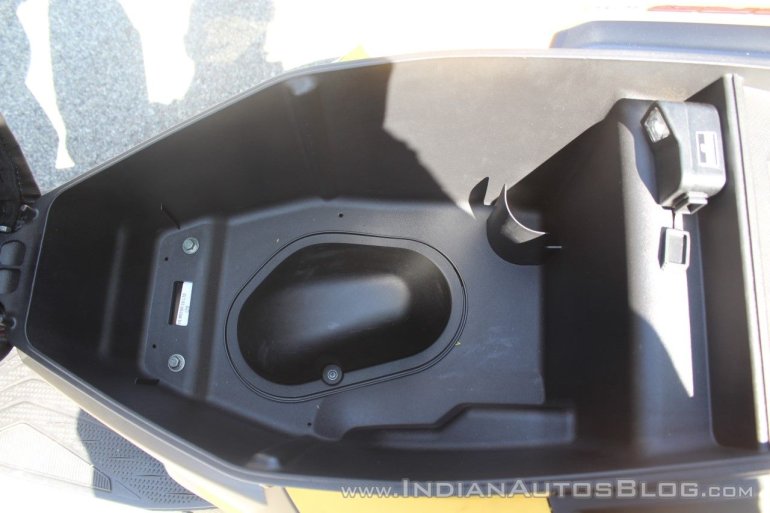 TVS Ntorq 125 under seat cargo first ride review