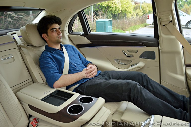 2018 Mercedes-Benz S-Class review test drive rear seat comfort
