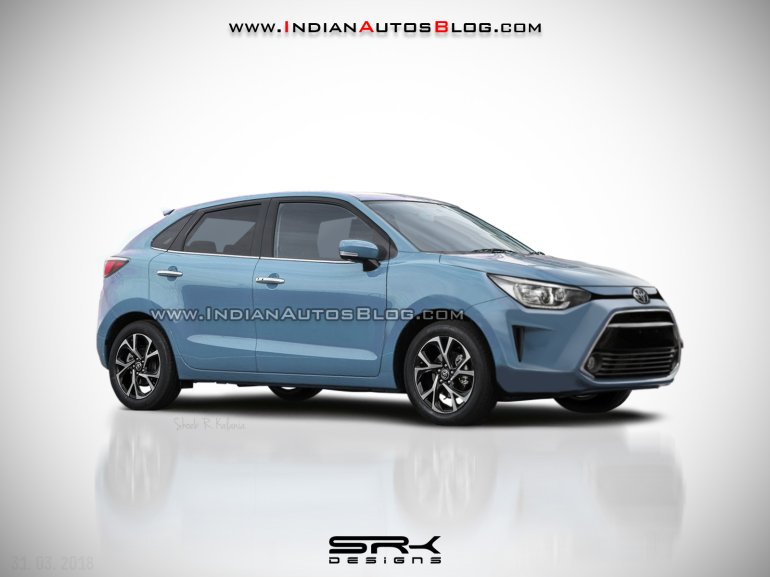 Toyota badged Maruti Baleno - IAB Rendering