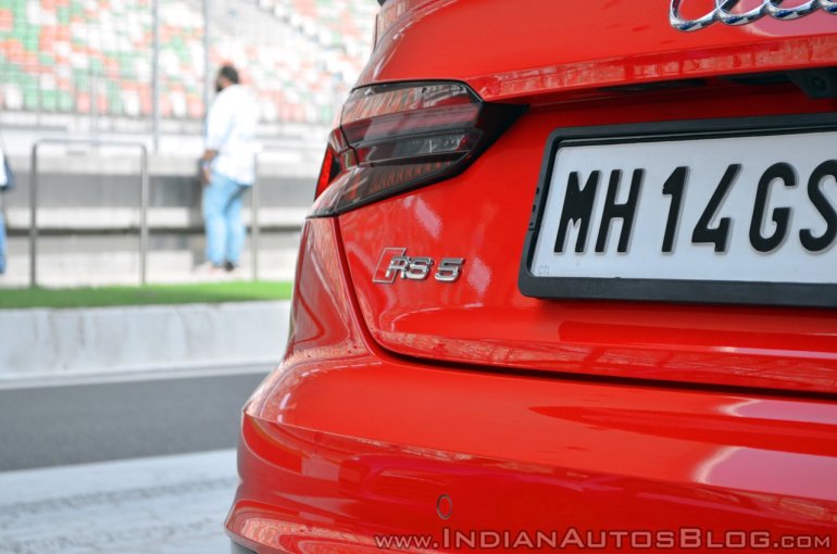 Audi RS5 review badge
