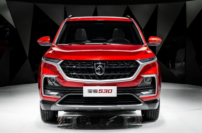 upcoming SUVs in India in next 12 months - Baojun 530 front
