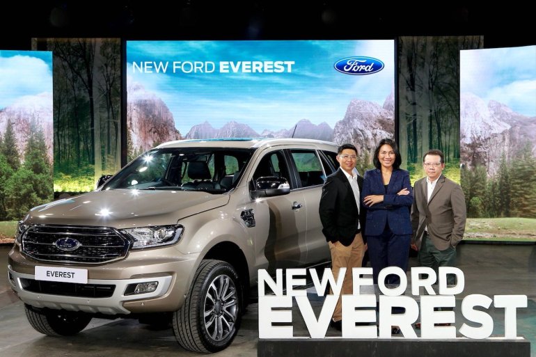 Facelifted Ford Everest (Facelifted Ford Endeavour) Thai launch