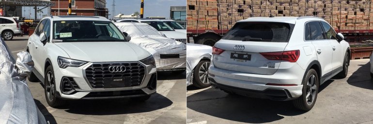 India Bound 2019 Audi Q3 Spotted In Different Colours In China