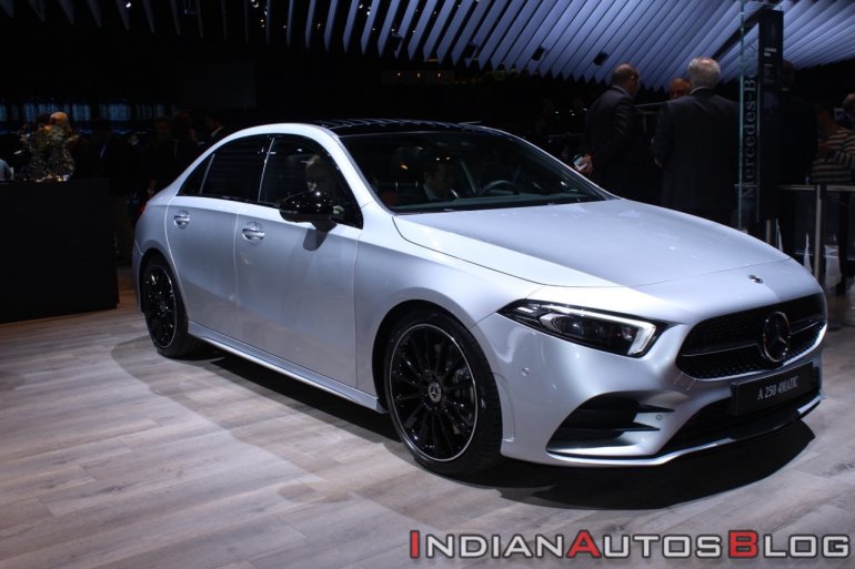 2019 Mercedes Benz A Class Sedan At Paris Motor Sh
