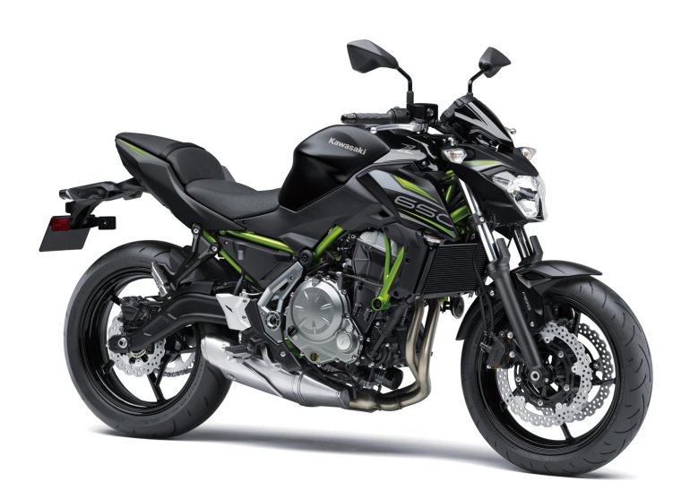 2019 Kawasaki Z650 Front Right Quarter Press Image