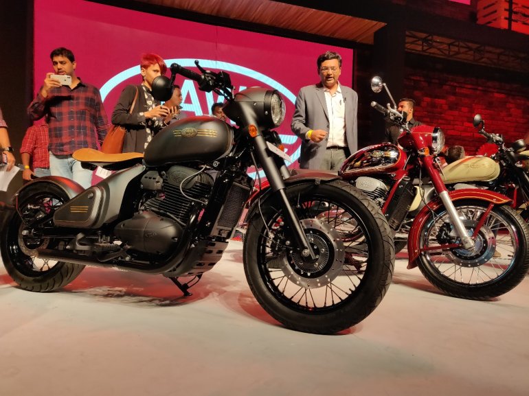 Jawa Perak Bobber Right Side Profile