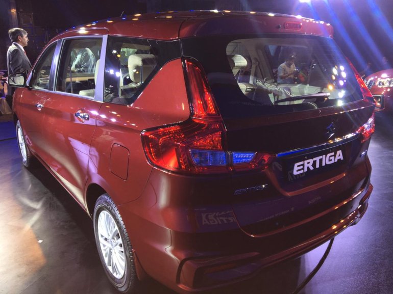 2018 Maruti Ertiga Image Rear Three Quarters 2