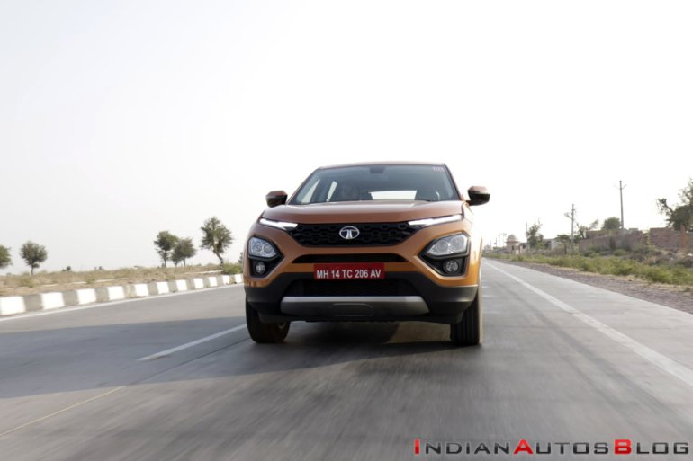 Tata Harrier Test Drive Review Front