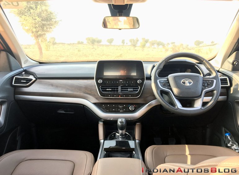 Tata Harrier Test Drive Review Interior Dashboard